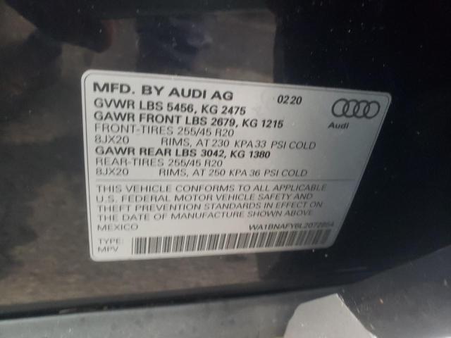 WA1BNAFY6L2072854 2020 AUDI Q5, photo no. 12