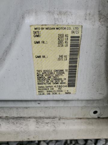 2015 NISSAN ALTIMA 2.5 1N4AL3APXFC428034