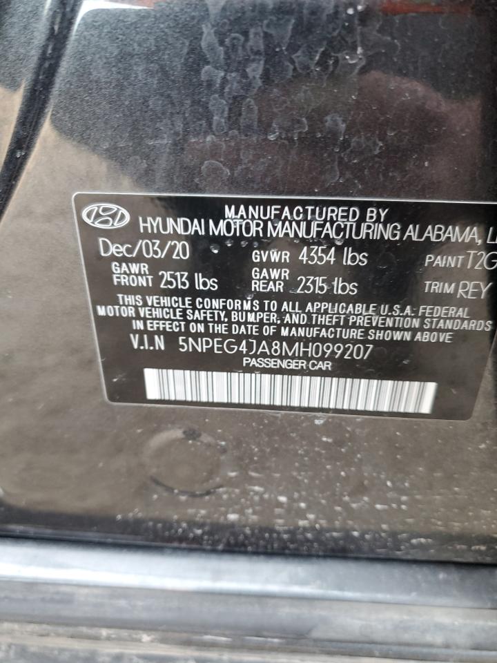 5NPEG4JA8MH099207 2021 Hyundai Sonata Se