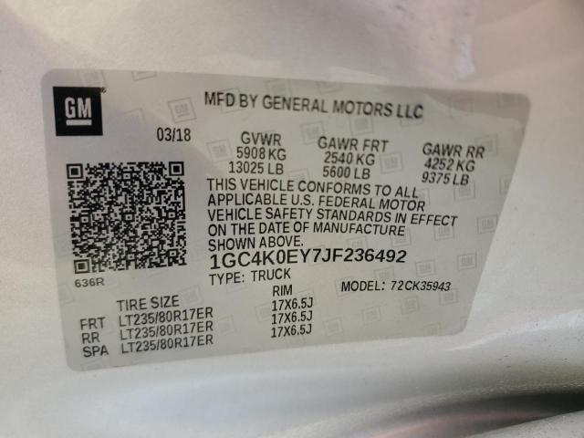 2018 CHEVROLET SILVRDO LT #3310357965