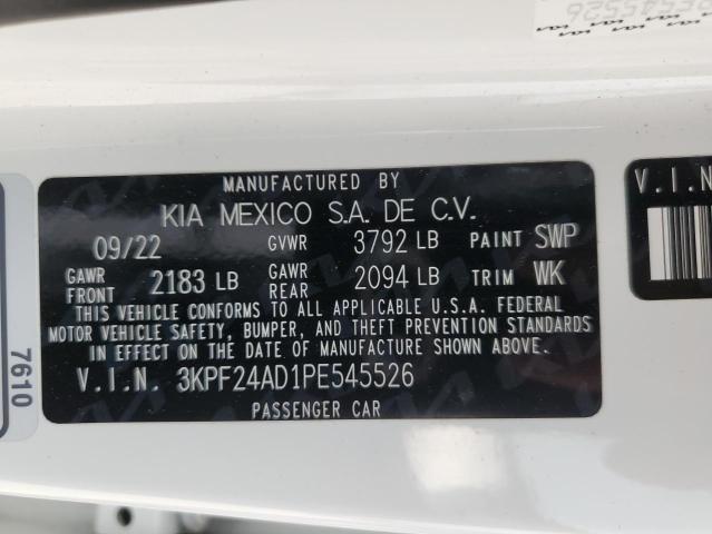 3KPF24AD1PE545526 2023 KIA FORTE - Image 12