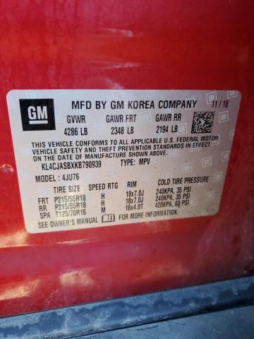 2019 BUICK ENCORE PRE KL4CJASBXKB790939