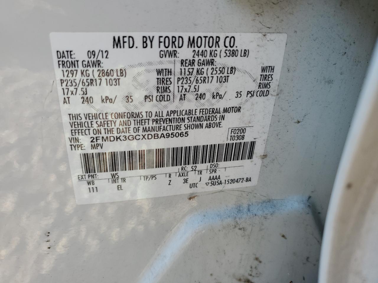 FORD EDGE SE -