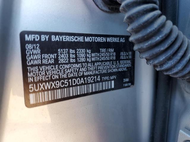 VIN 5UXWX9C51D0A19214 2013 BMW X3, Xdrive28I no.13