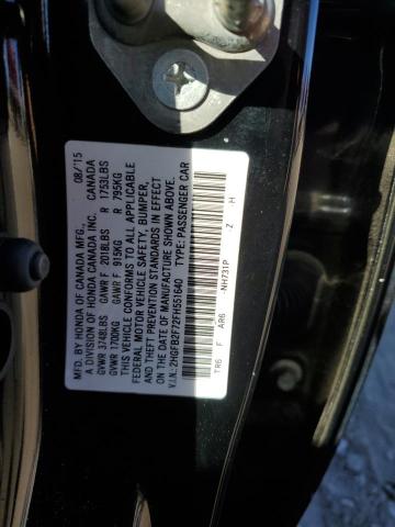 2015 HONDA CIVIC SE - 2HGFB2F72FH551640