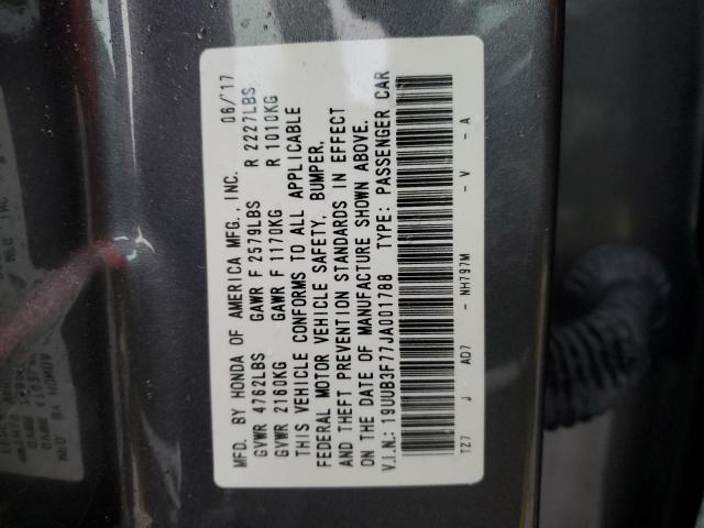 2018 ACURA TLX ADVANC 19UUB3F77JA001788