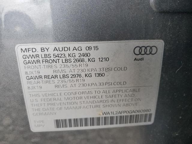 VIN WA1L2AFP0GA060960 2016 Audi Q5, Premium Plus no.12