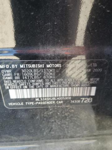 2020 MITSUBISHI MIRAGE LE ML32A5HJ8LH005908