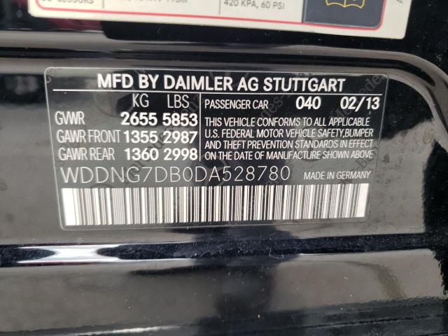 VIN WDDNG7DB0DA528780 2013 Mercedes-Benz S-Class, 550 no.12