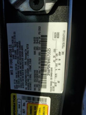 VIN 1G11B5SA3GU115642 2017 FORD FUSION no.12