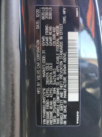 2021 VOLVO XC90 T8 RE YV4BR0CL6M1721716