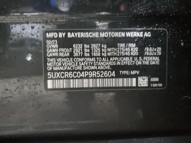 5UXCR6C04P9R52604 2023 BMW X5, photo no. 13