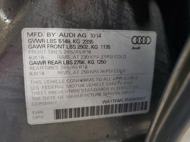 VIN WA1TFAFL7FA063337 2015 Audi A4, Premium no.12