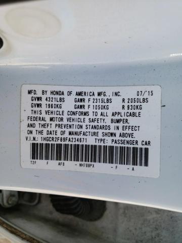 2015 HONDA ACCORD EXL 1HGCR2F89FA234671