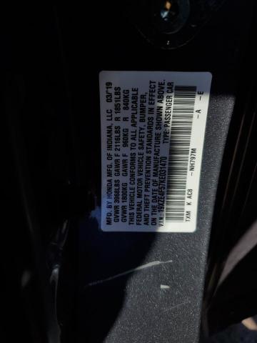 VIN 19XZE4F57KE031470 2019 HONDA INSIGHT no.12