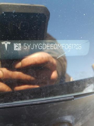 Auction sale of the 2021 TESLA MODEL Y , vin: 5YJYGDEE0MF061785, lot number: 42595424