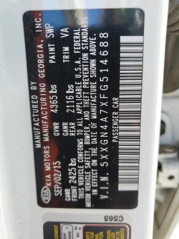 2015 KIA OPTIMA EX 5XXGN4A7XFG514688