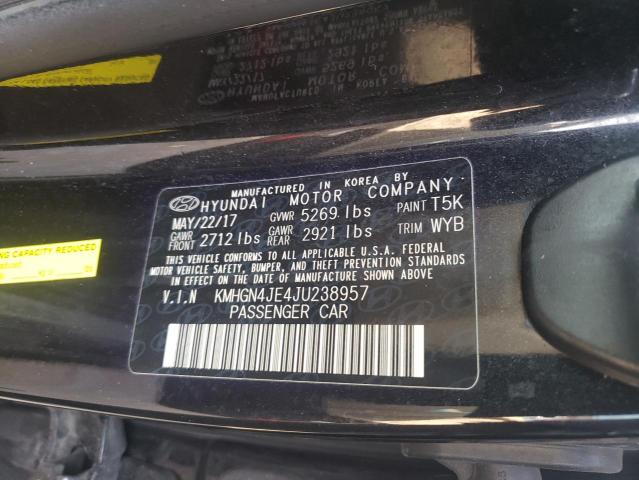 2018 GENESIS G80 BASE KMHGN4JE4JU238957