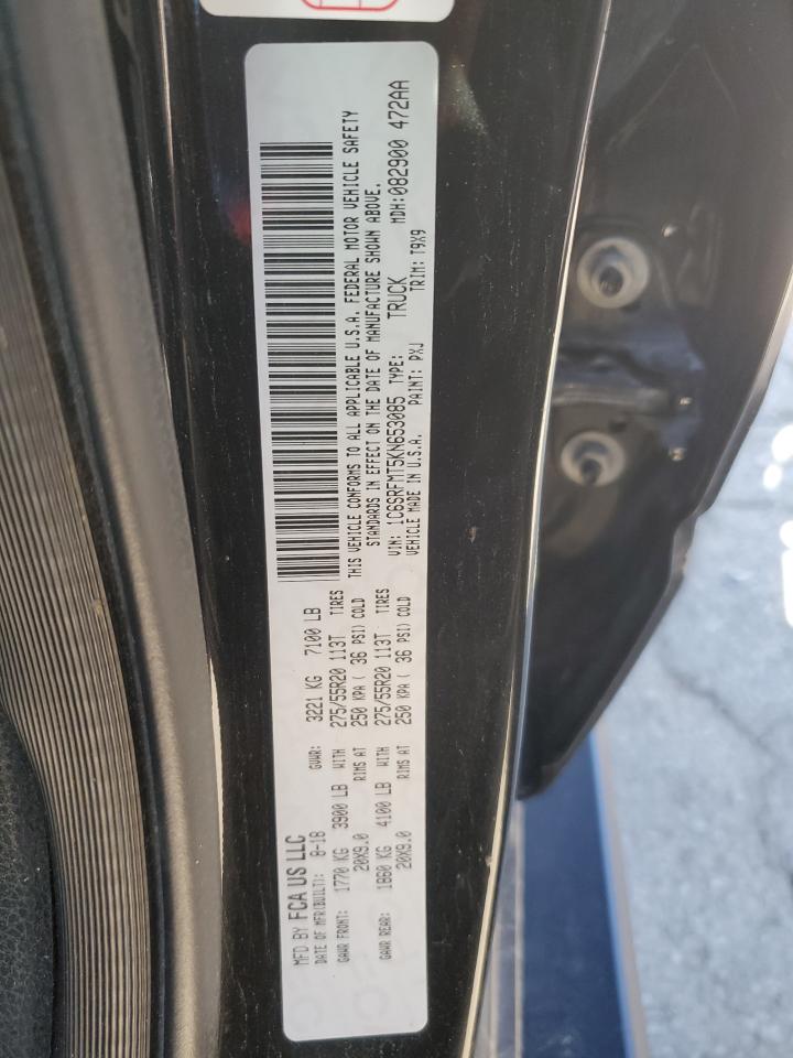 1C6SRFMT5KN653085 2019 Ram 1500 Big Horn/Lone Star