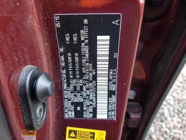 VIN 5TDJKRFH7FS171320 2015 Toyota Highlander, Xle no.13