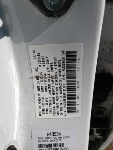 2016 HONDA ACCORD SPO 1HGCR2F59GA135260