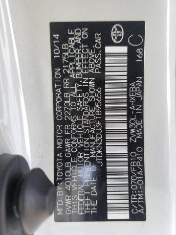2015 TOYOTA PRIUS JTDKN3DU3F1895656