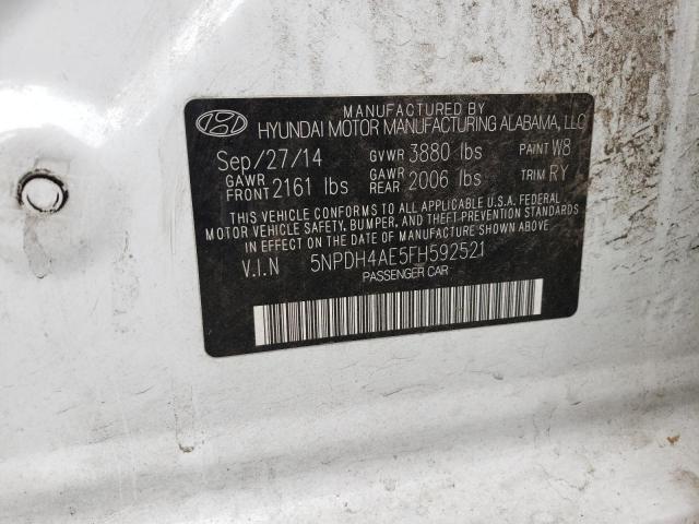 2015 HYUNDAI ELANTRA SE - 5NPDH4AE5FH592521
