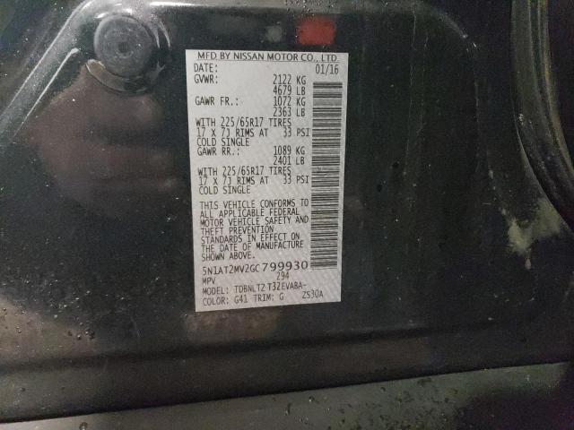 2016 NISSAN ROGUE S - 5N1AT2MV2GC799930