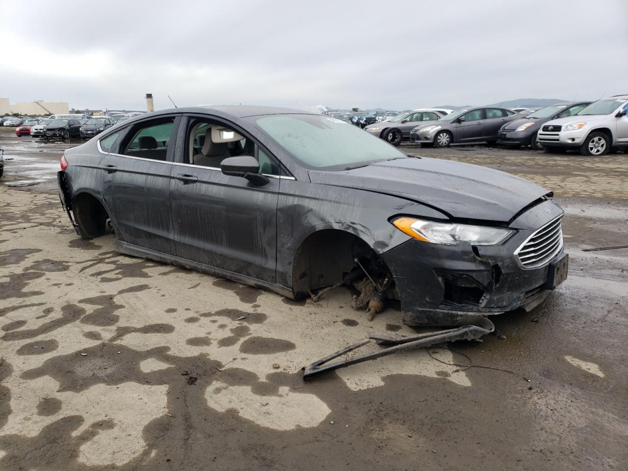 2019 Ford Fusion S vin: 3FA6P0G7XKR284657