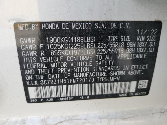 2023 HONDA HR-V SPORT 3CZRZ1H51PM720170