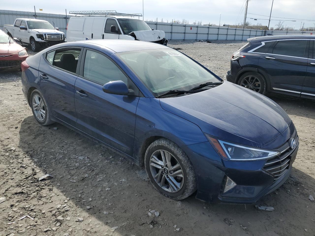 2020 Hyundai Elantra Sel vin: 5NPD84LF6LH566317