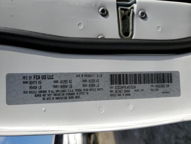 2018 DODGE CHARGER PO - 2C3CDXAT0JH316230