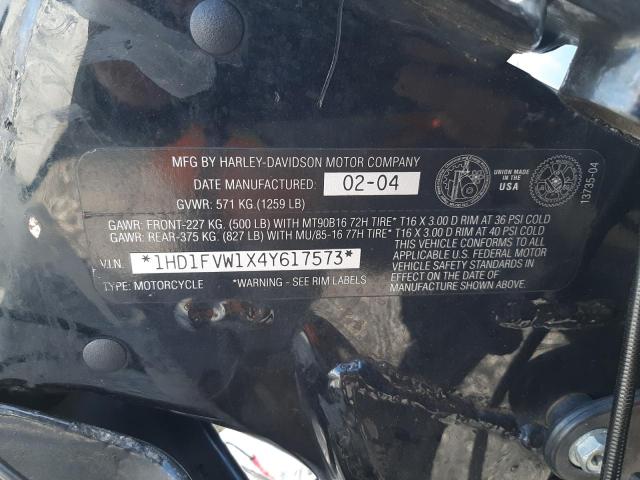 2004 HARLEY-DAVIDSON FLHTI 1HD1FVW1X4Y617573