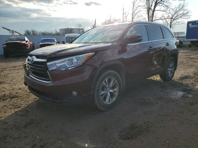 VIN 5TDJKRFH7FS171320 2015 Toyota Highlander, Xle no.1