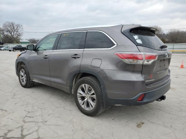 VIN 5TDJKRFHXFS154687 2015 Toyota Highlander, Xle no.2