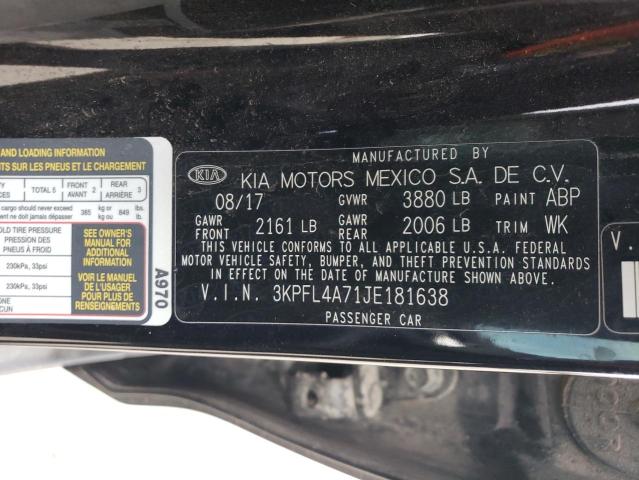 2018 KIA FORTE LX - 3KPFL4A71JE181638