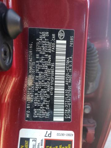 VIN 4T1BF1FK5FU985785 2015 Toyota Camry, LE no.13