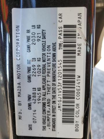 2015 MAZDA 6 TOURING - JM1GJ1V53F1201545