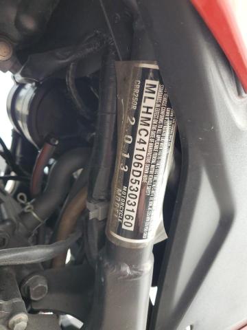 2013 HONDA CBR250 R MLHMC4106D5303160