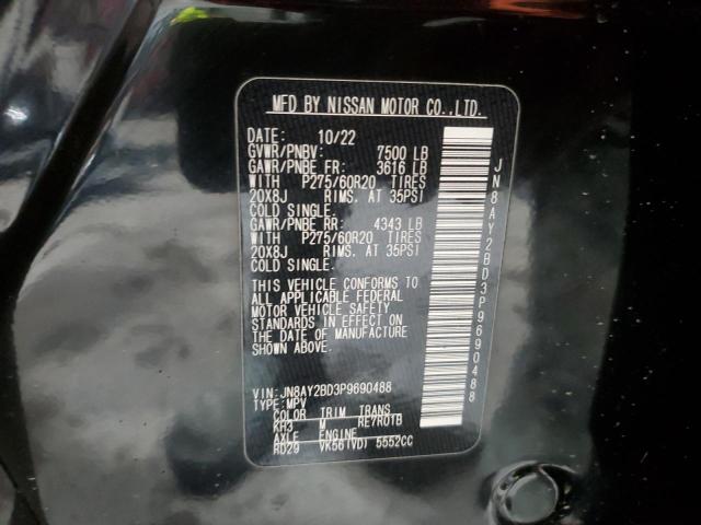 2023 NISSAN ARMADA SL JN8AY2BD3P9690488