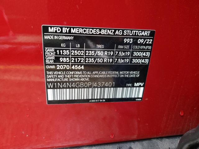 W1N4N4GB0PJ437401 2023 Mercedes-Benz Gla 250