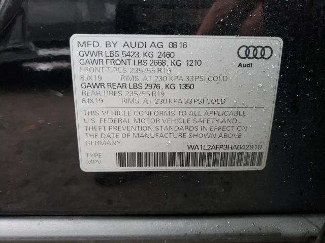 VIN WA1L2AFP3HA042910 2017 Audi Q5, Premium Plus no.14