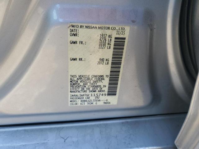 2016 NISSAN ALTIMA 2.5 - 1N4AL3AP7GC115749