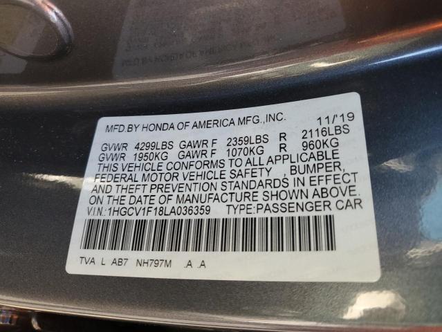 2020 HONDA ACCORD LX 1HGCV1F18LA036359