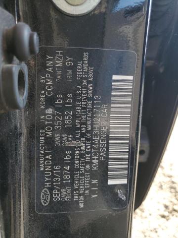 2017 HYUNDAI ACCENT SE KMHCT4AE3HU217113