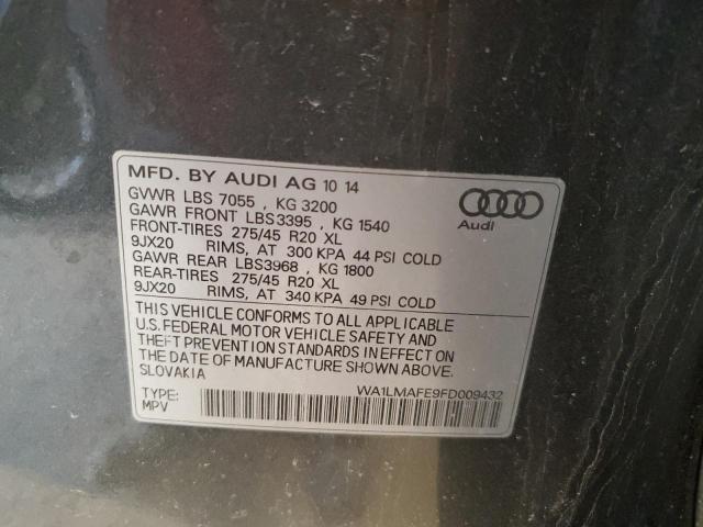 WA1LMAFE9FD009432 2015 AUDI Q7, photo no. 14