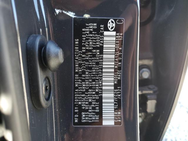 2023 TOYOTA COROLLA SE 5YFS4MCE6PP160816