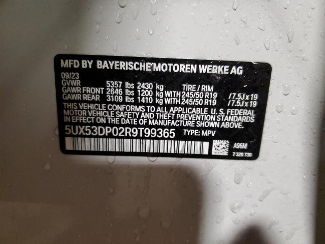 2024 BMW X3 XDRIVE3 5UX53DP02R9T99365