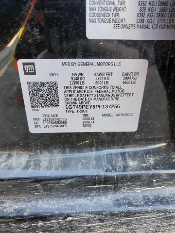 2023 GMC SIERRA K25 - 1GT49PEY8PF137256