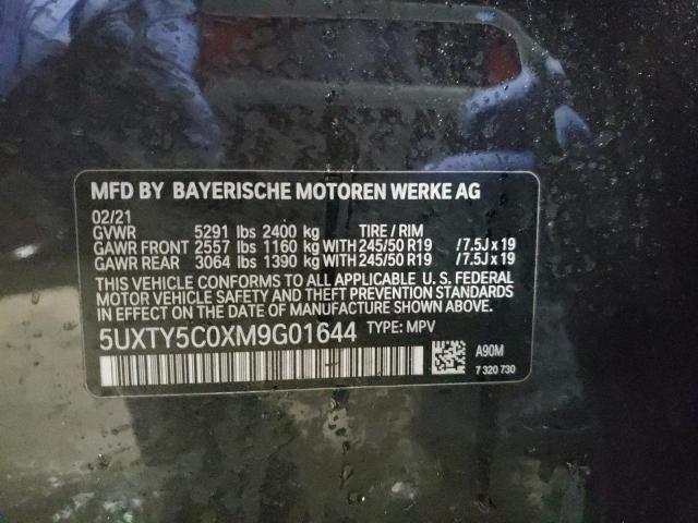 5UXTY5C0XM9G01644 2021 BMW X3 - Image 12